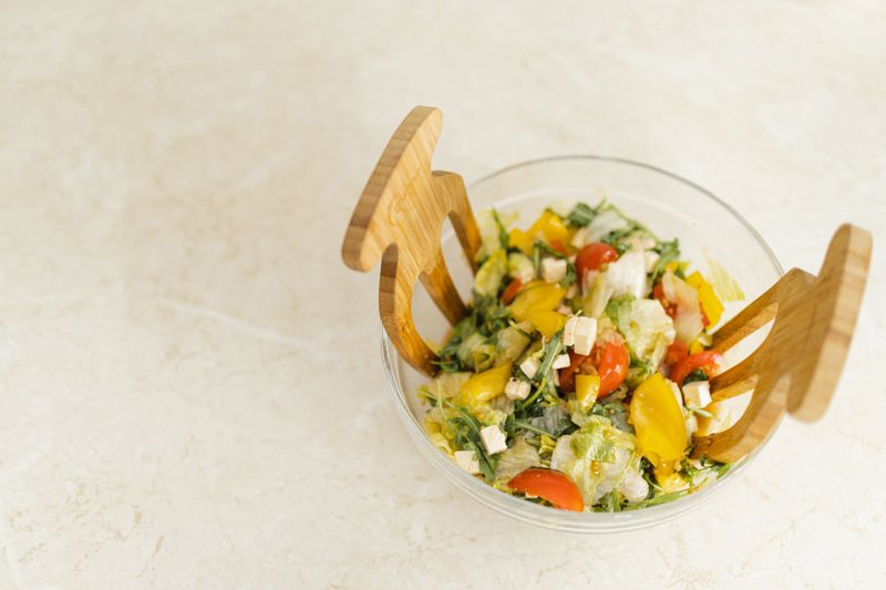 Roasted Veggie Grain Bowl with quinoa and feta cheese